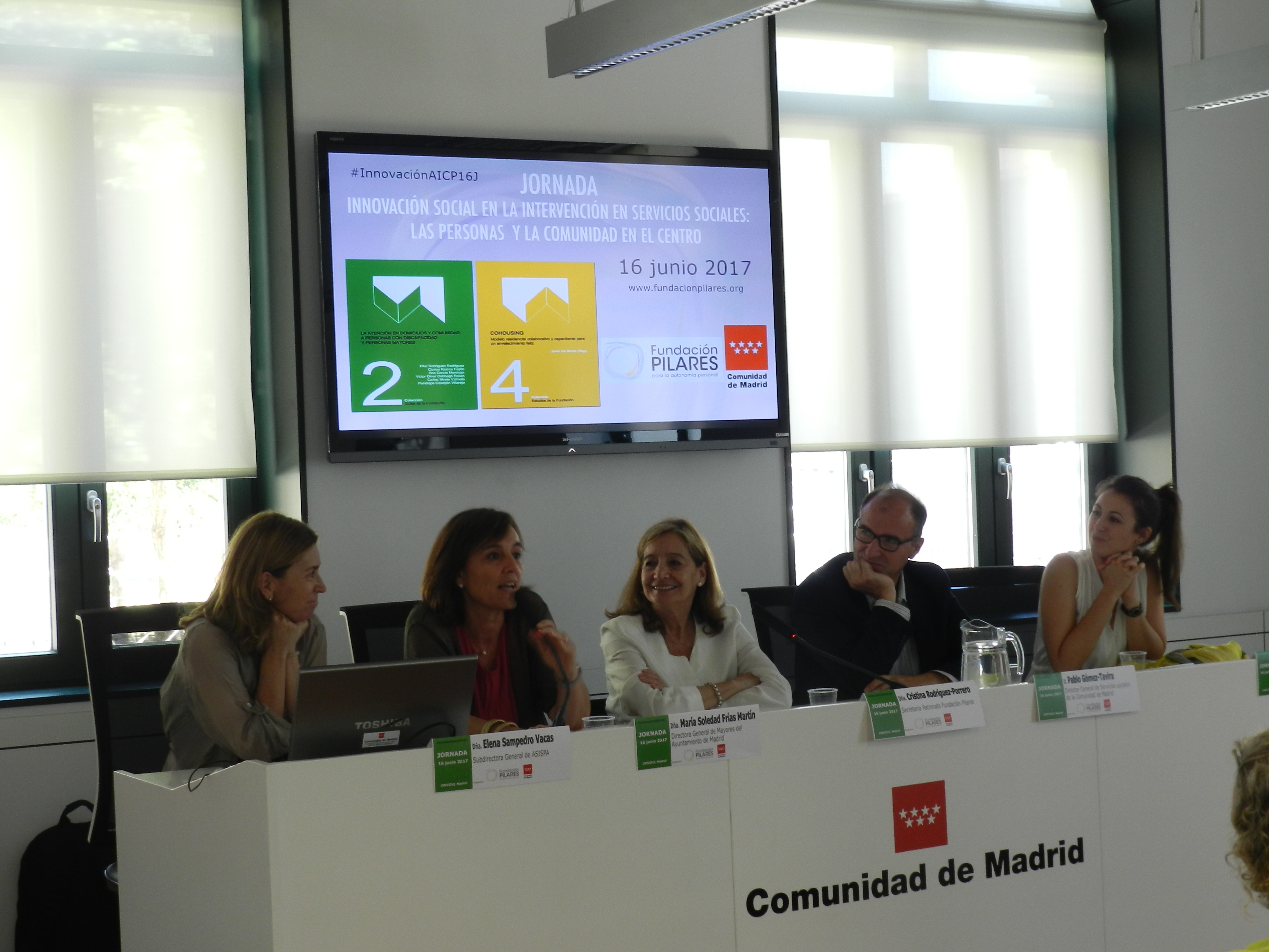 Elena Sampedro Vacas, María Soledad Frías Martín, Cristina Rodríguez-Porrero, Pablo Gómez-Tavira y Sara Saiz Bailador